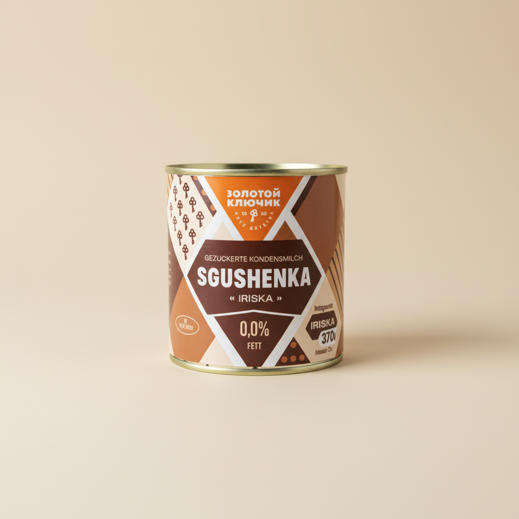 Solotoy Kluchik Gekochte gezuckerte Kondensmilch Toffee 370g