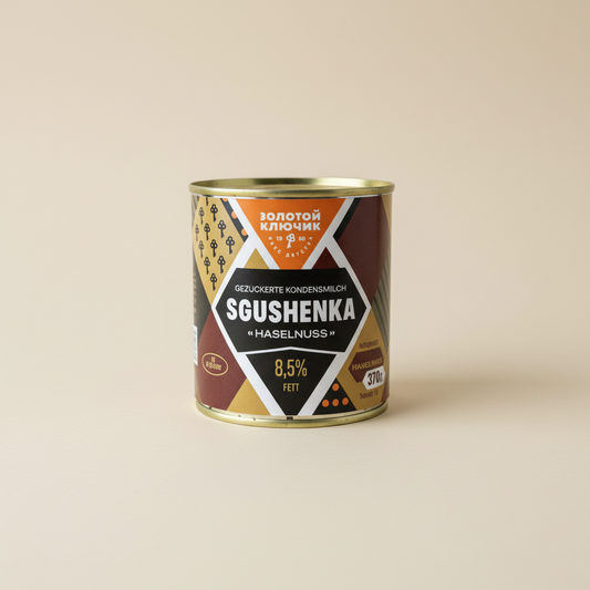 Solotoy Kluchik Karamellisierte Kondensmilch Toffee mit Nussgeschmack 370g