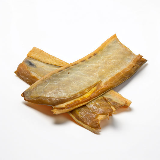 Stör (Bauchlappen m.Haut) kaltgeräuchert (200g)