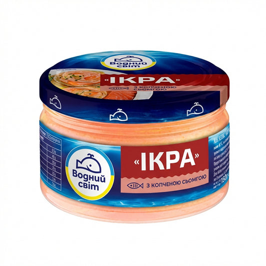 Vodny Mir Kaviar mit geräuchertem Lachs (160g)