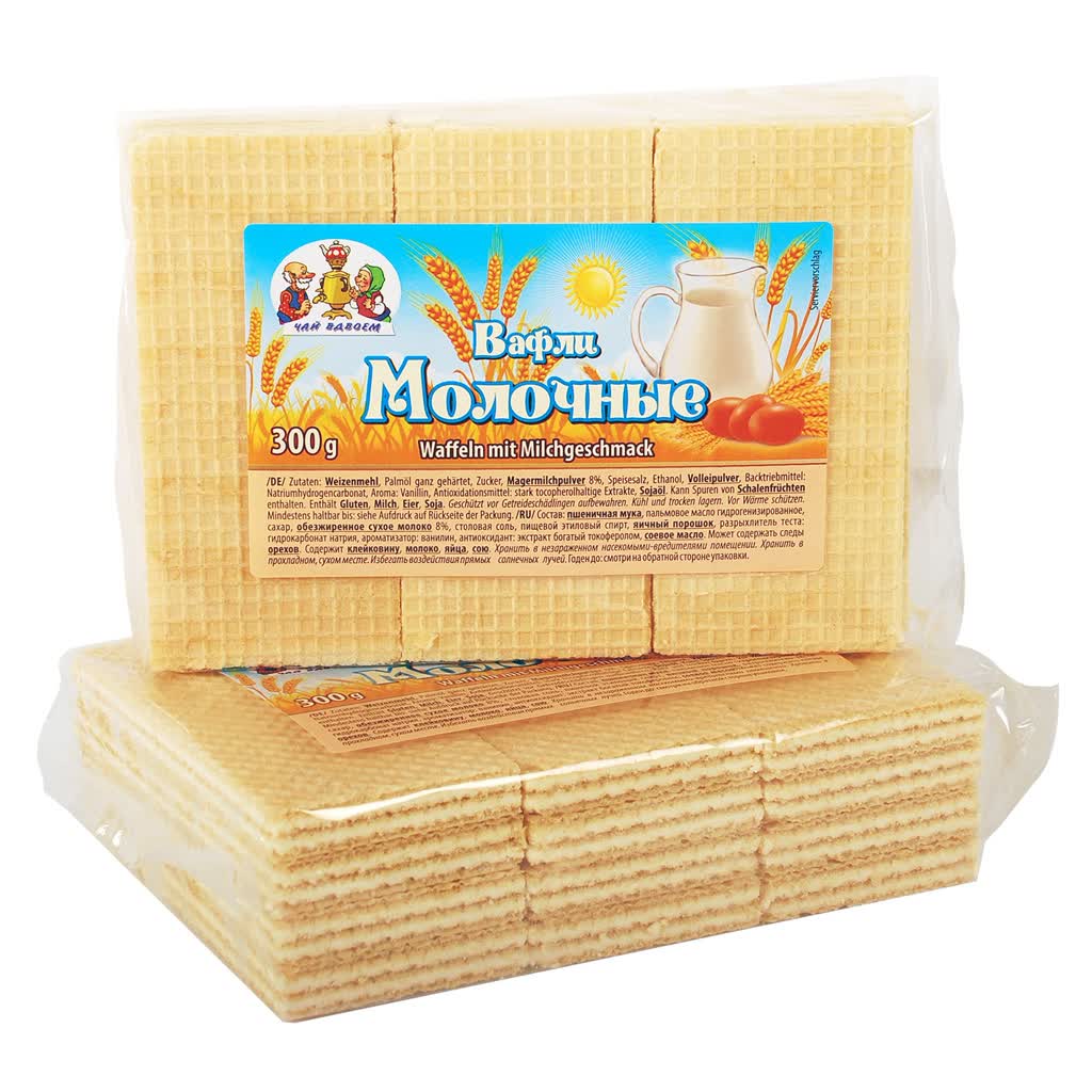 Tschaj Vdvoem Waffeln Milch 300 g
