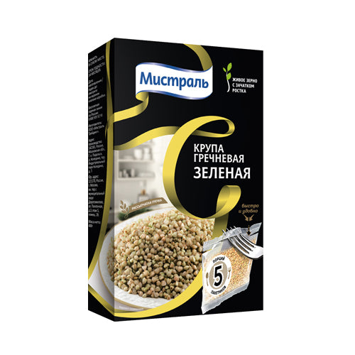 Grüner Buchweizen „Mistral“ in Kochbeuteln, 5 x 80 g (400 g)