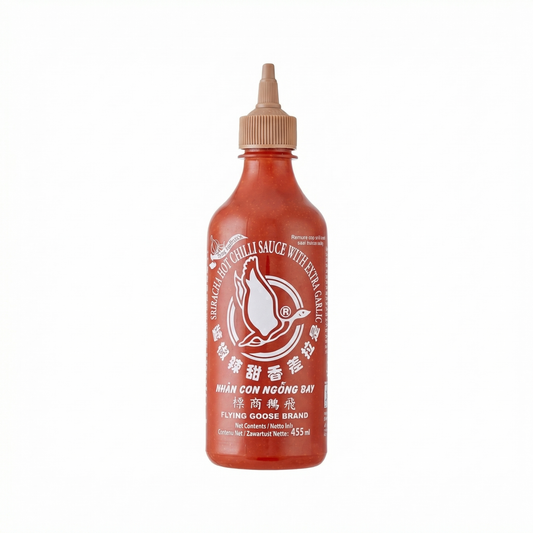 Flying Goose Sriracha Chilli Sauce mit Knoblauch (455ml)