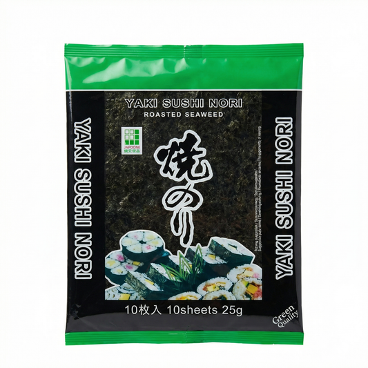 Jhfoods Yaki Nori Geröstete Algen Grün (25g / 10 Blätter)