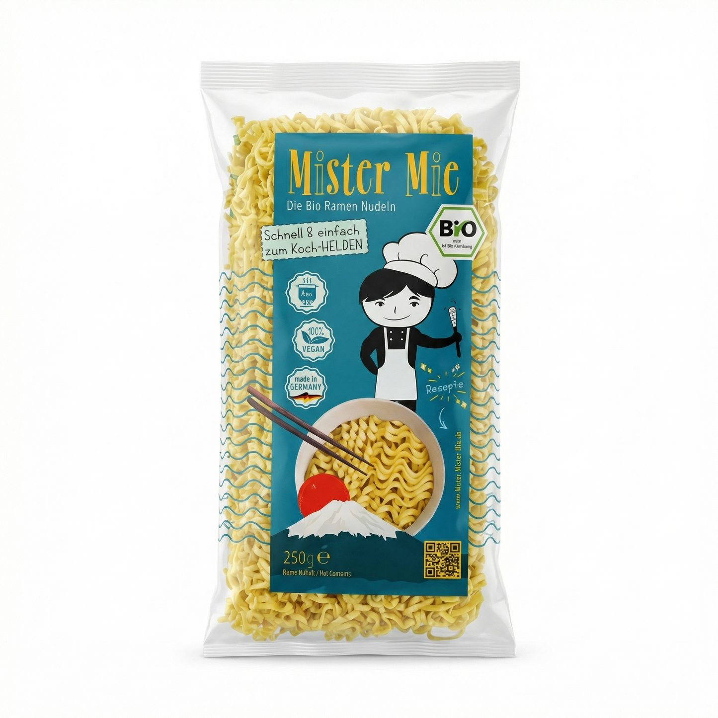 Mrs. Mie Organic Ramen Noodles (250g)