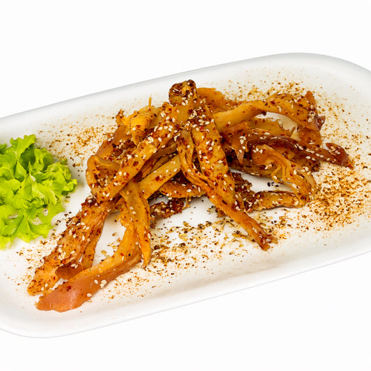 Tintenfisch mit Sesam und Chilli (100g)