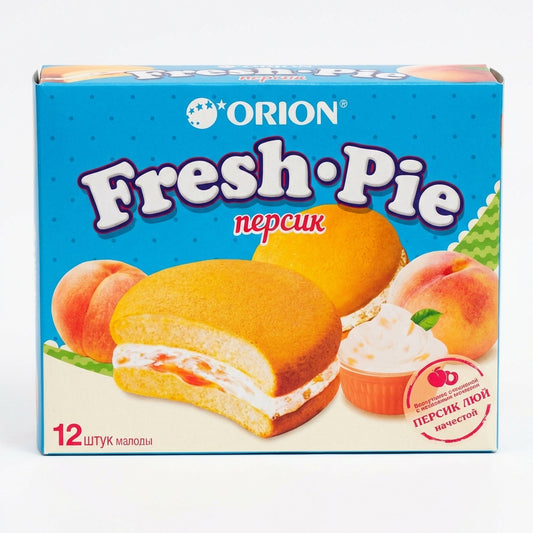 Orion Gebäck "Fresh Pie" mit Pfirsichfüllung, ohne Glasur (300g)